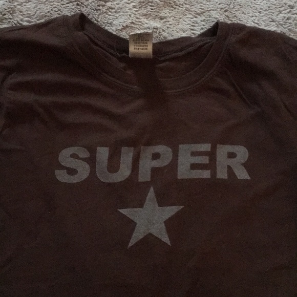 AA super star cap sleeve tee xl runs slim brown - Picture 2 of 8